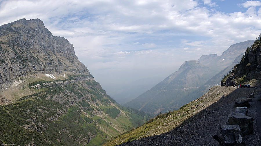 Near Summit In Glacier National Park Photograph by Mick Anderson