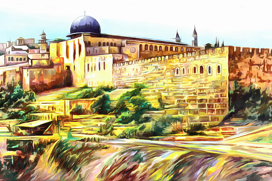 Nearer al. Иерусалим живопись. Иерусалим картины художников. Иерусалим 1071. Иерусалим город картины.