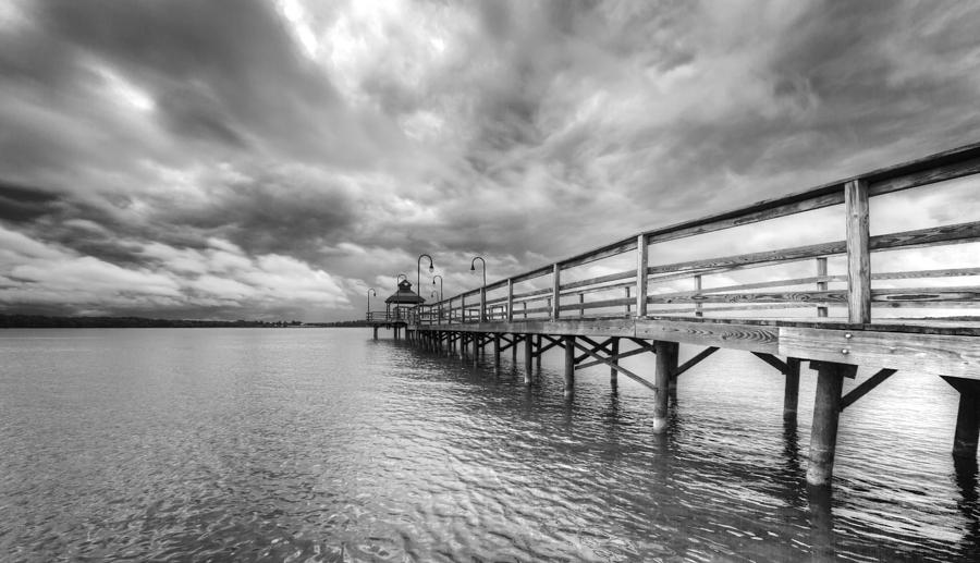 Pier Photograph - Neatahwanta by Everet Regal