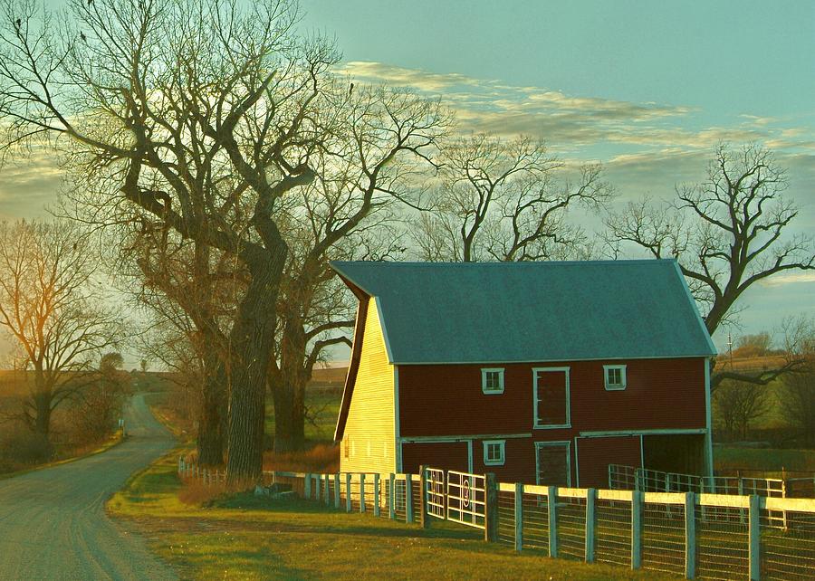 Nebraska barn Photograph by Al Swasey