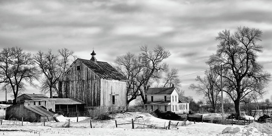 Nebraska Farm in Winter - 2 Photograph by Nikolyn McDonald