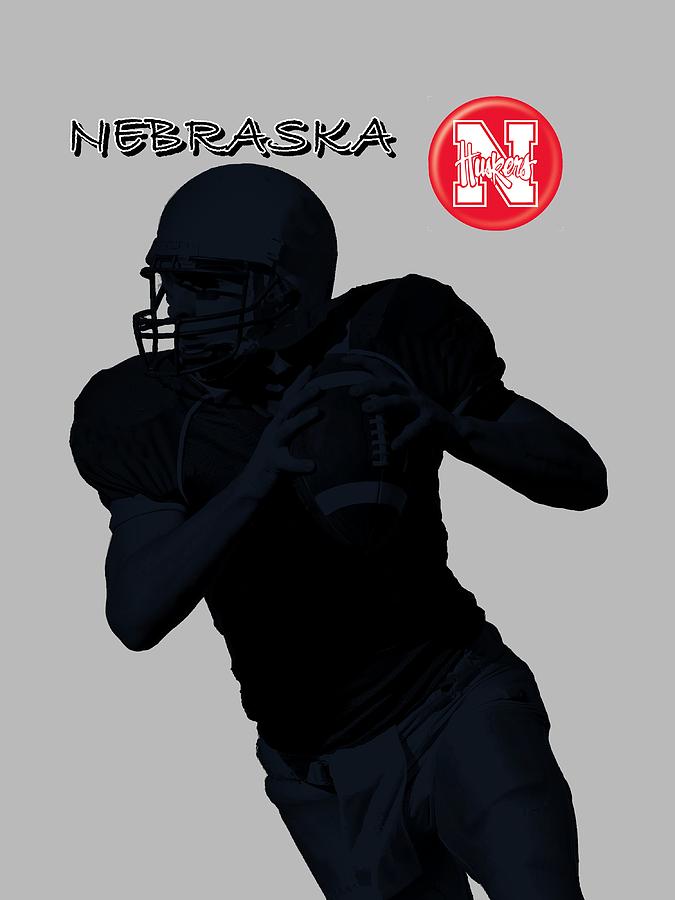 Nebraska Football Digital Art by David Dehner