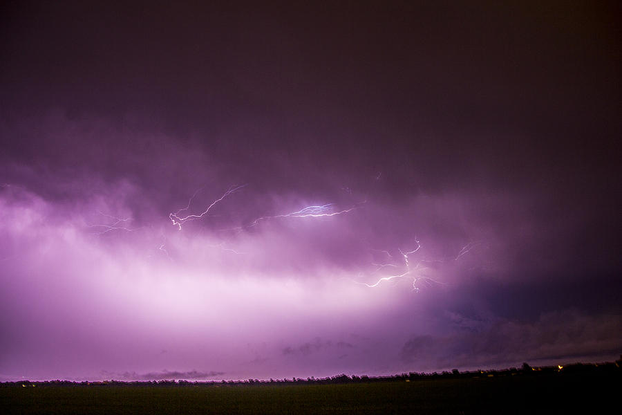 Nebraska Night Thunderstorms 013 Photograph by NebraskaSC