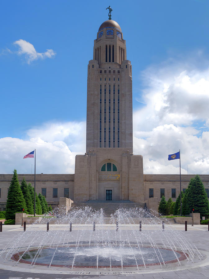 Nebraska State Capitol Building Photograph by Mark Dahmke