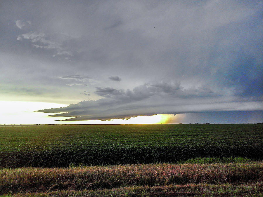 Nebraska Supercell, Arcus, Shelf Cloud, Remastered 001 Photograph by NebraskaSC