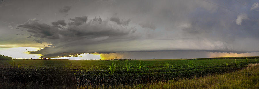Nebraska Supercell, Arcus, Shelf Cloud, Remastered 003 Photograph by NebraskaSC