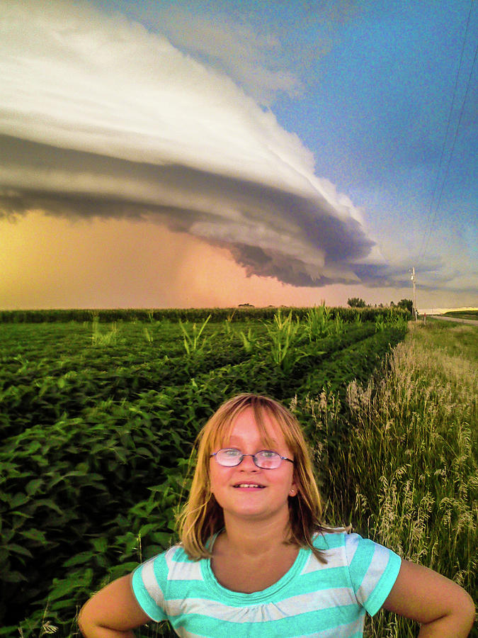 Nebraska Supercell, Arcus, Shelf Cloud, Remastered 012 Photograph by NebraskaSC