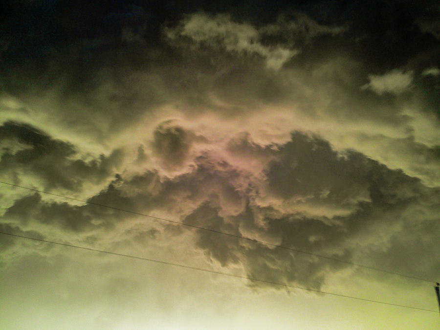 Nebraska Supercell, Arcus, Shelf Cloud, Remastered 020 Photograph by NebraskaSC