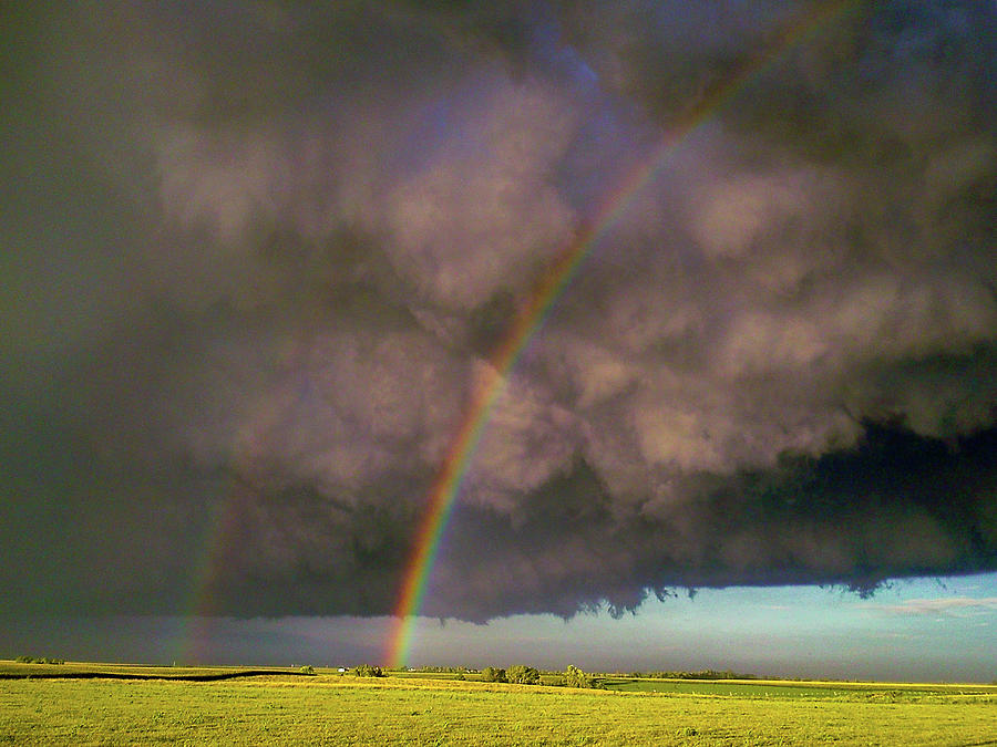 Nebraska Supercell, Arcus, Shelf Cloud, Remastered 024 Photograph by NebraskaSC