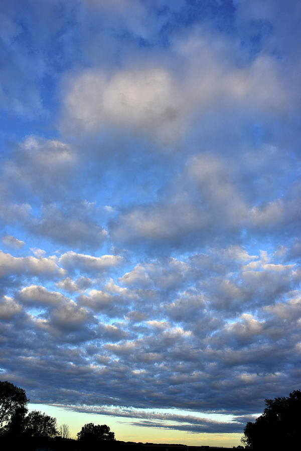 Nebraskan Altocumulus Clouds Photograph by Ray Mathis