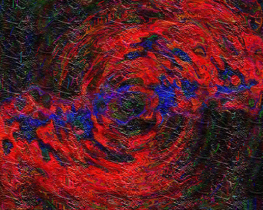 Abstract Digital Art - Nebula 1 by Charmaine Zoe