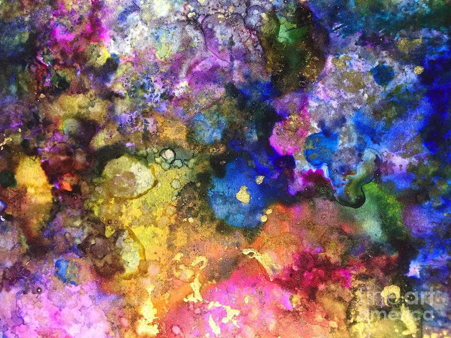 Nebula  Painting by Nancy Koehler