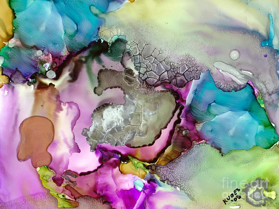 Nebula 3 Painting by Susan Kubes