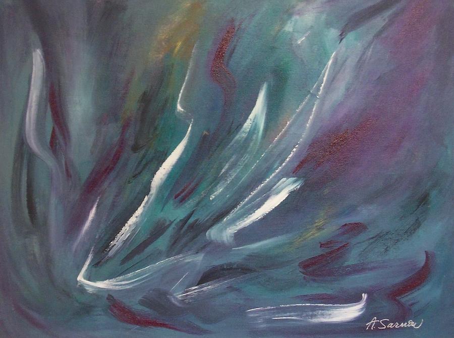Nebula Painting by Anita Burgermeister