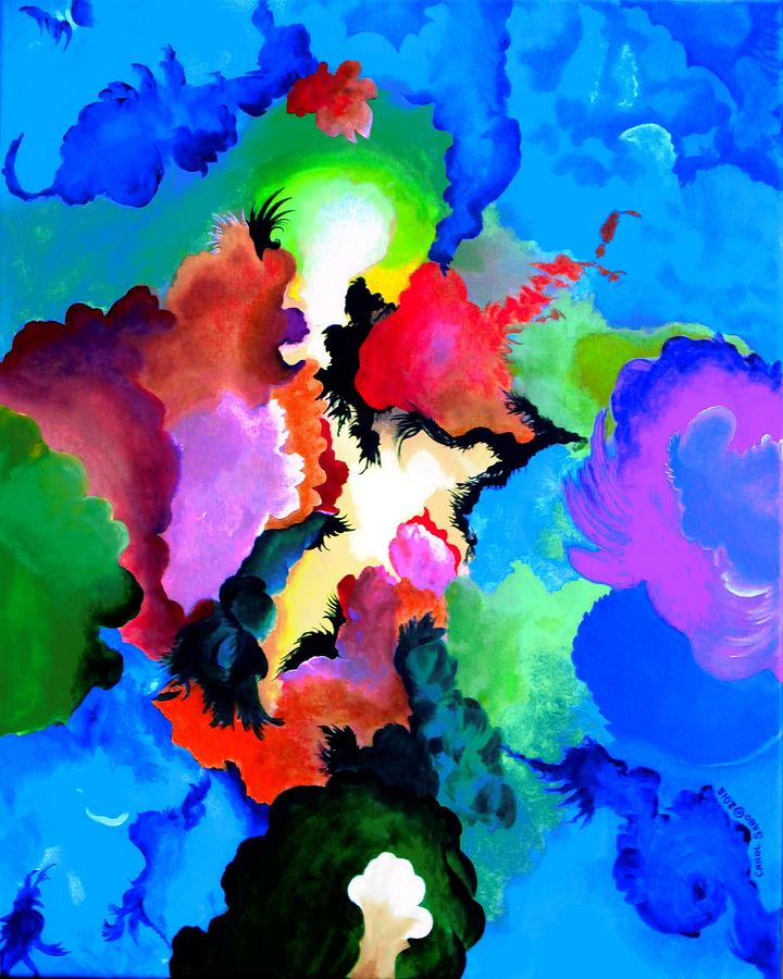 Nebula Painting by Carol Sabo