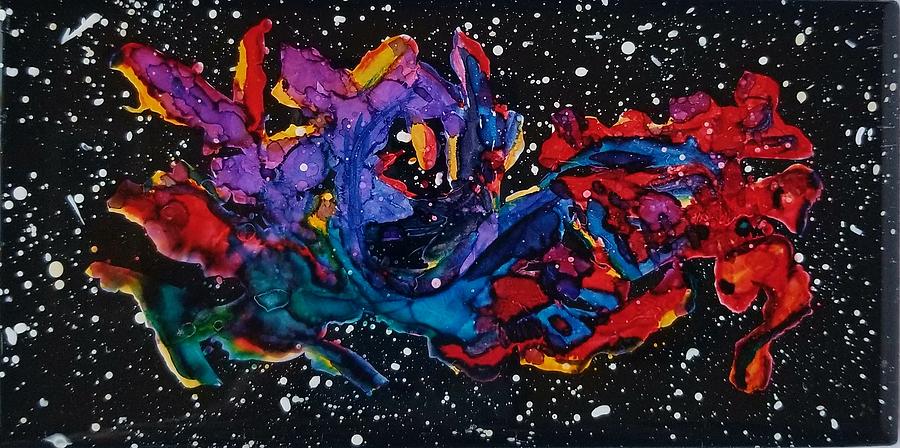 Nebula  Painting by Donna Perry