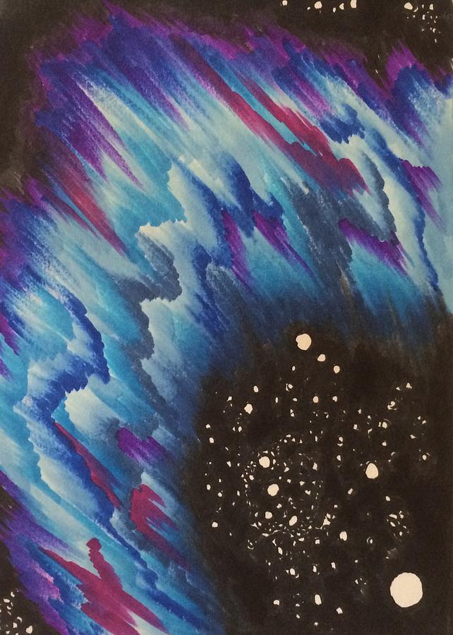 Nebula in marker Drawing by Noah Babcock