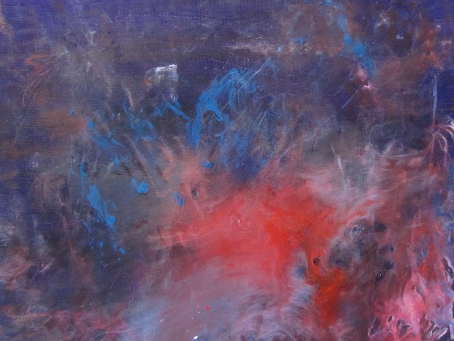 Nebula Painting by Lorraine Centrella