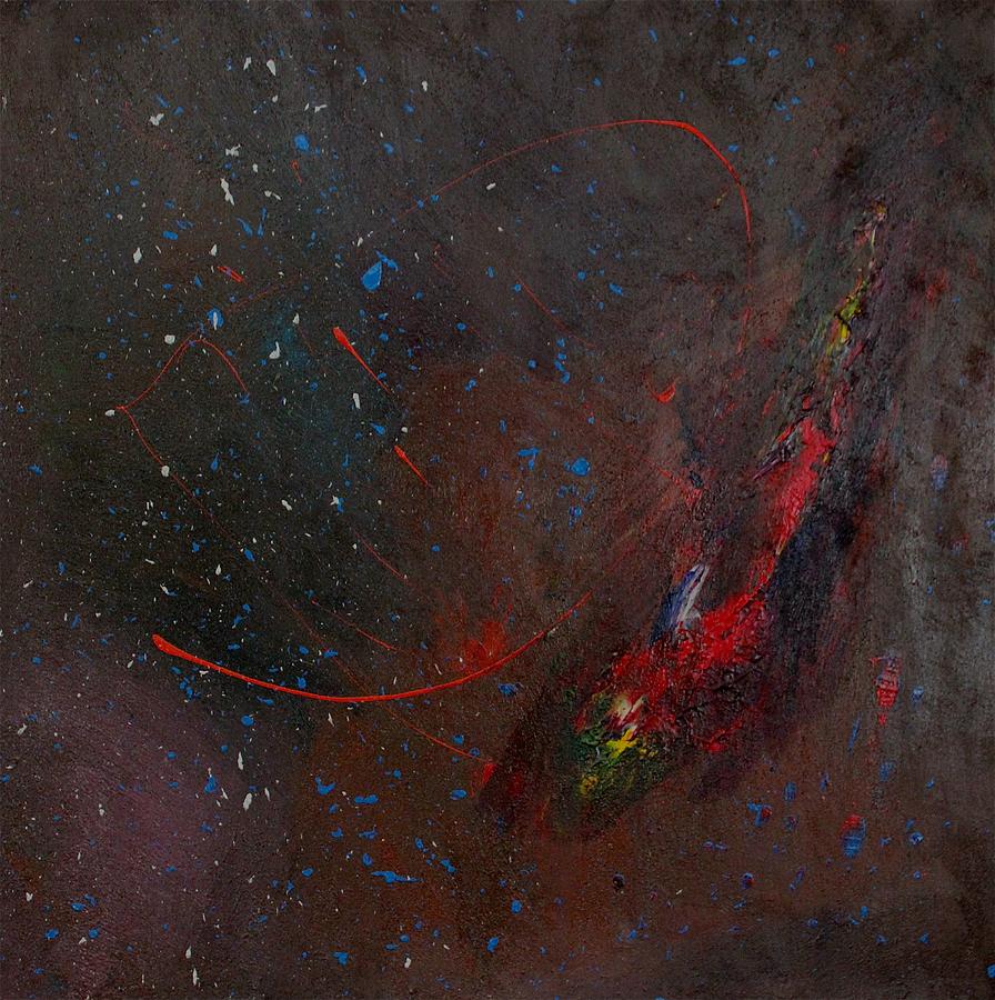 Universe Painting - Nebula by Michael Lucarelli Universe Painting - Nebula by Michael Lucarelli