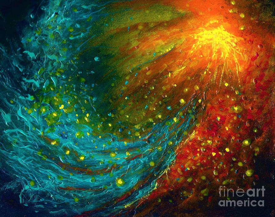 Nebulae  Painting by Allison Constantino