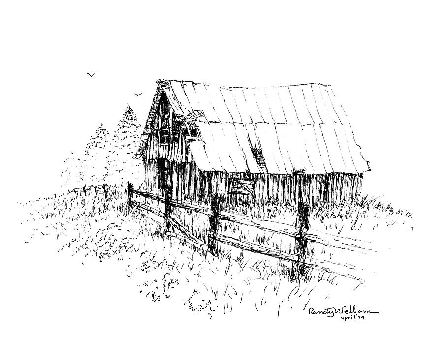 Need a Little Roof Repair Drawing by Randy Welborn