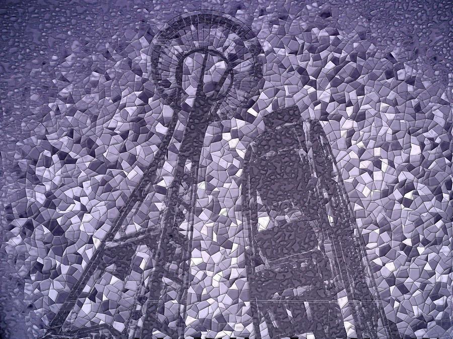 Needle and Ferris Wheel Mosaic Photograph by Tim Allen