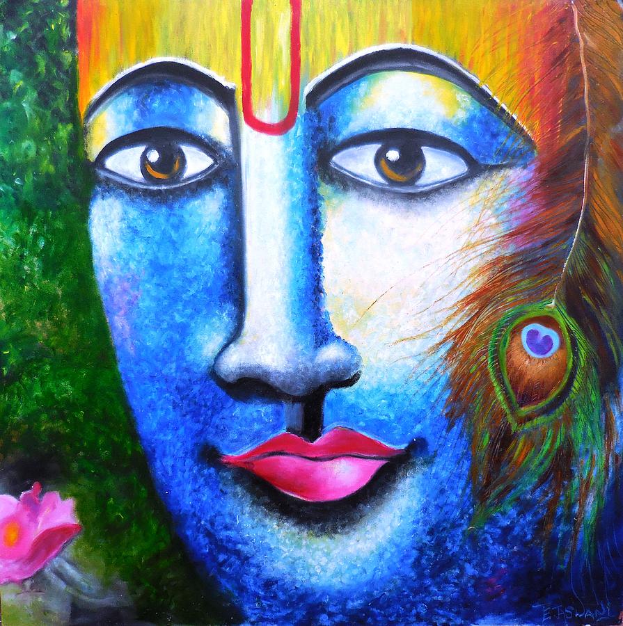 Neela Madhava Painting by Tejaswani Sharma - Fine Art America