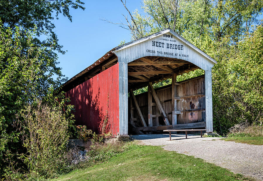 Neet Covered Bridge Photograph By Denny Riffert Fine Art America