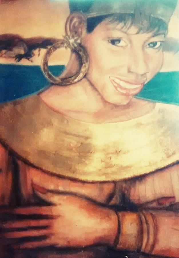Nefertari Painting by Sylvester Wofford
