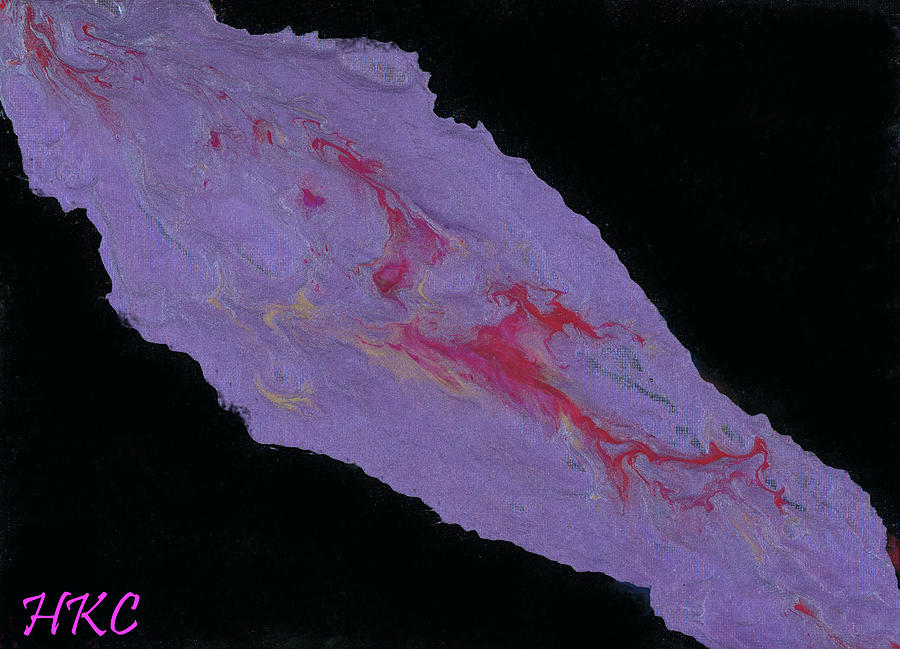 Negative Purple Painting