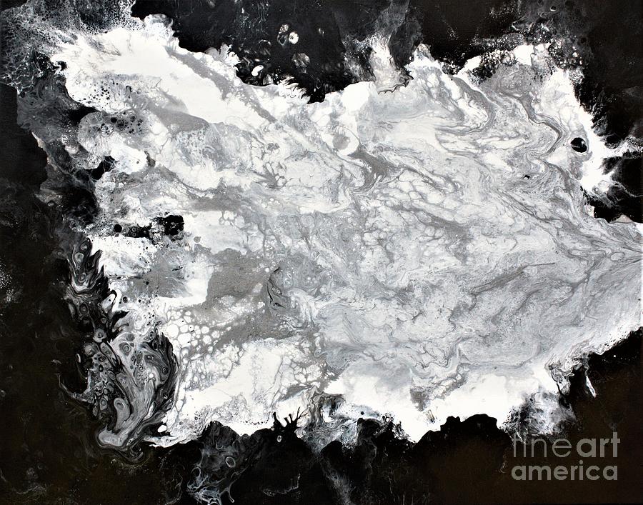 Abstract Painting - Negative Space by Christie Webb