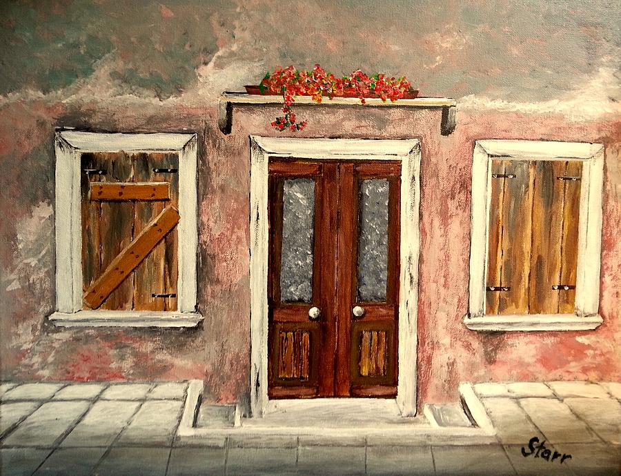 Architecture Painting - Neglected Building In Venice Italy by Irving Starr