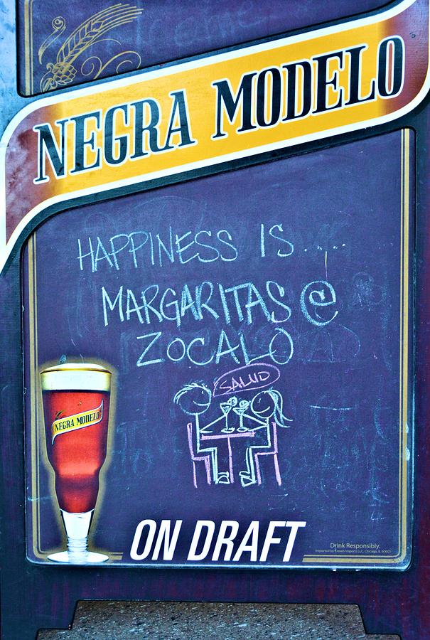 Negra Modelo Beer Sign Photograph by Nancy Jenkins - Pixels