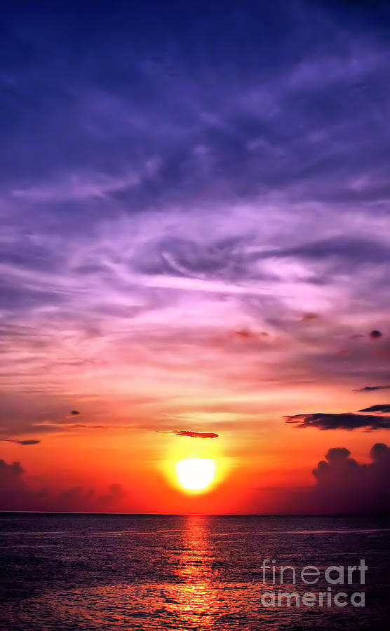 Sunset Photograph - Negril Sunset by Matthew Naiden