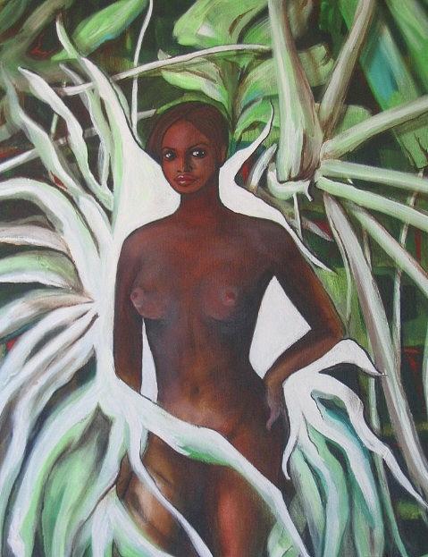 Beauty Painting - Negrita by Jorge Parellada