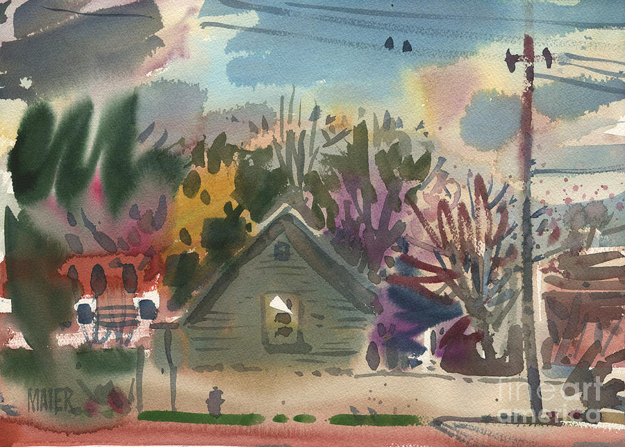 Neighborhood Painting - Neighborhood 3 by Donald Maier