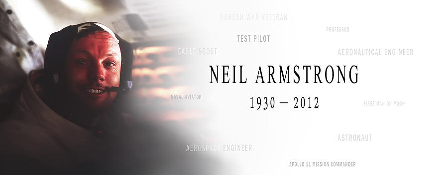Neil Armstrong Photograph - Neil Armstrong by Daniel Hagerman Neil Armstrong Photograph - Neil Armstrong by Daniel Hagerman