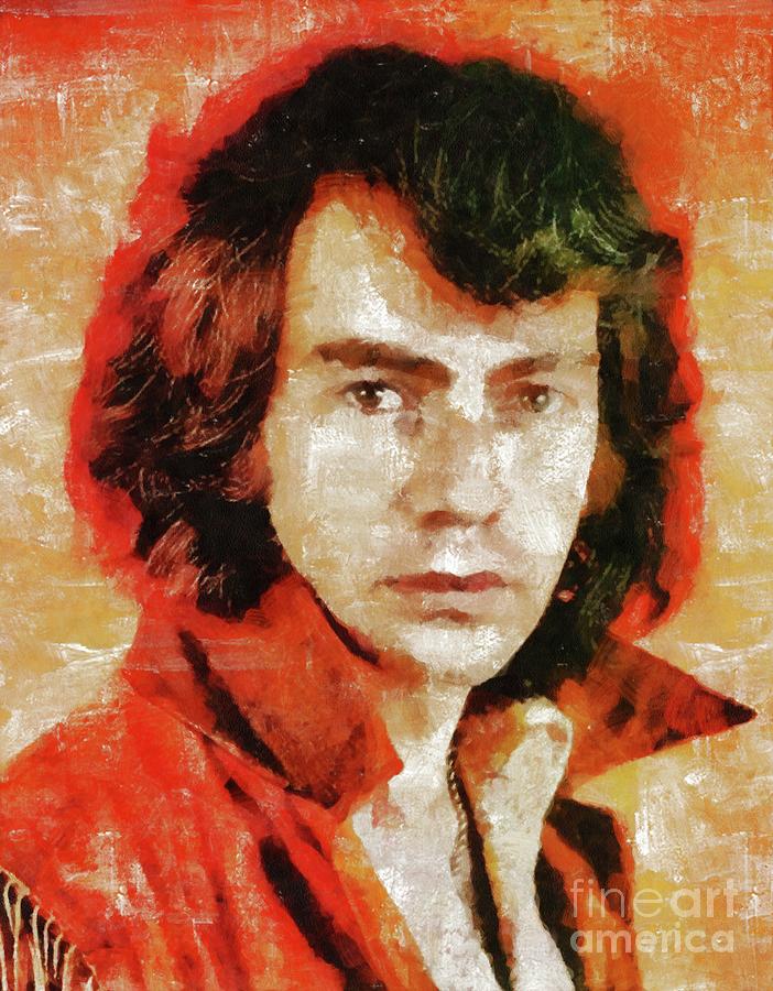 Hollywood Painting - Neil Diamond by Mary Bassett by Esoterica Art Agency