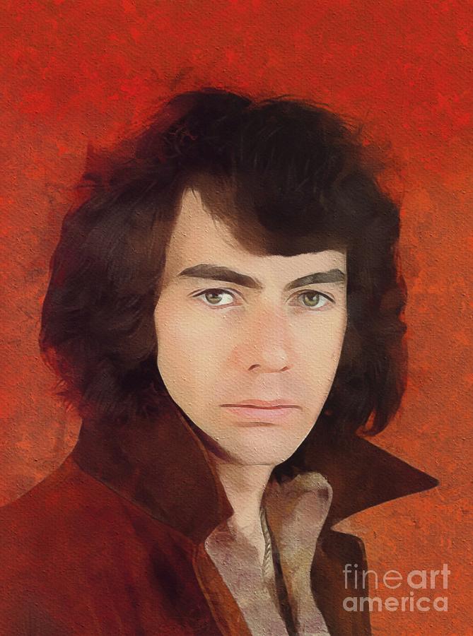 Hollywood Painting - Neil Diamond, Music Legend by Esoterica Art Agency