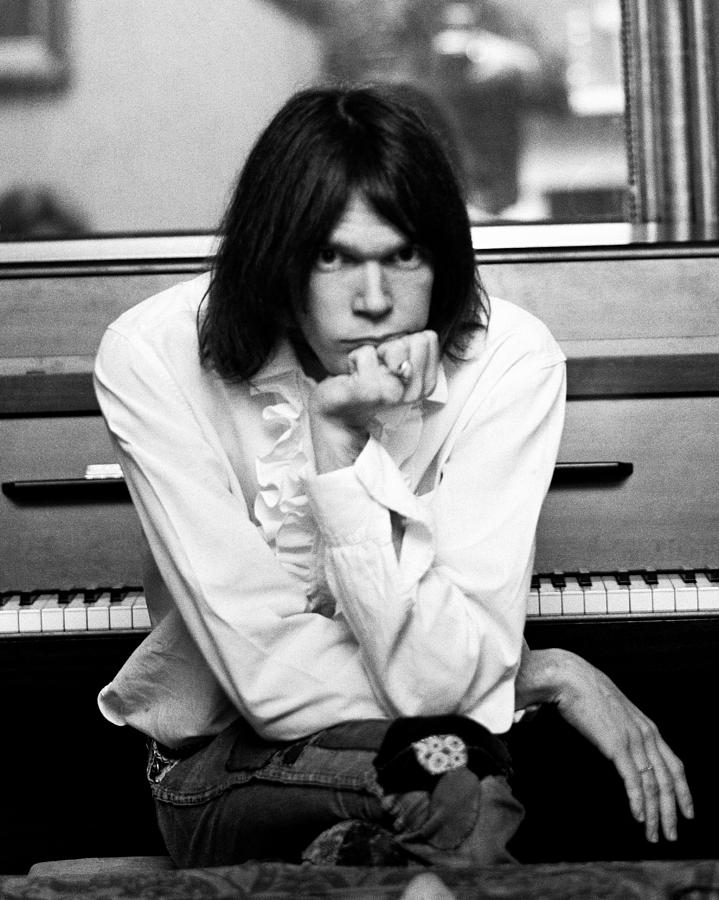 Neil Young 1970 Photograph by Chris Walter