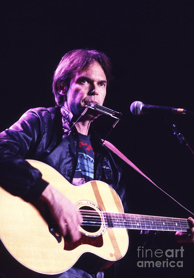 Neil Young 1986 #3 Photograph by Chris Walter