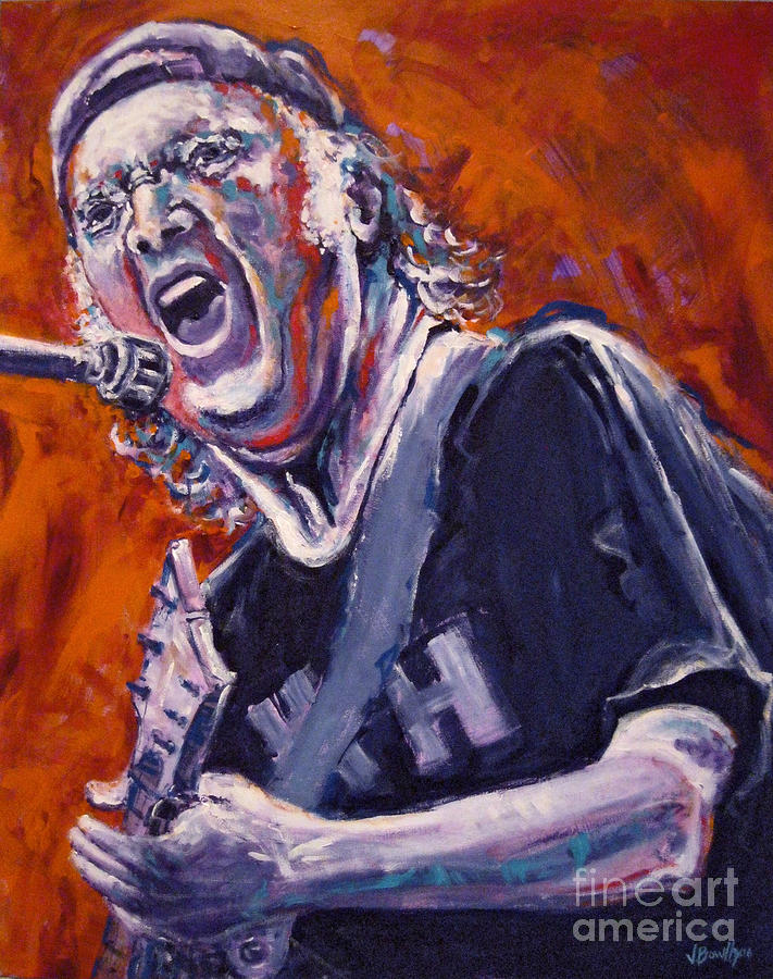 Neil Young Painting - Neil Young by Joseph Bowlby