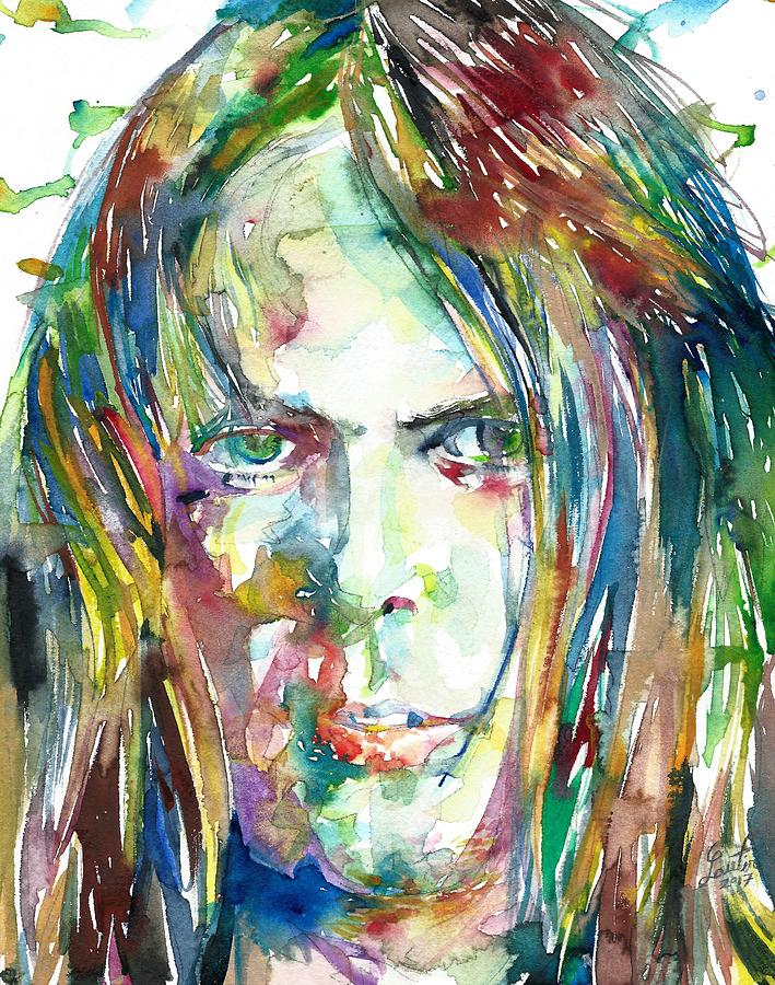 NEIL YOUNG portrait Painting by Fabrizio Cassetta