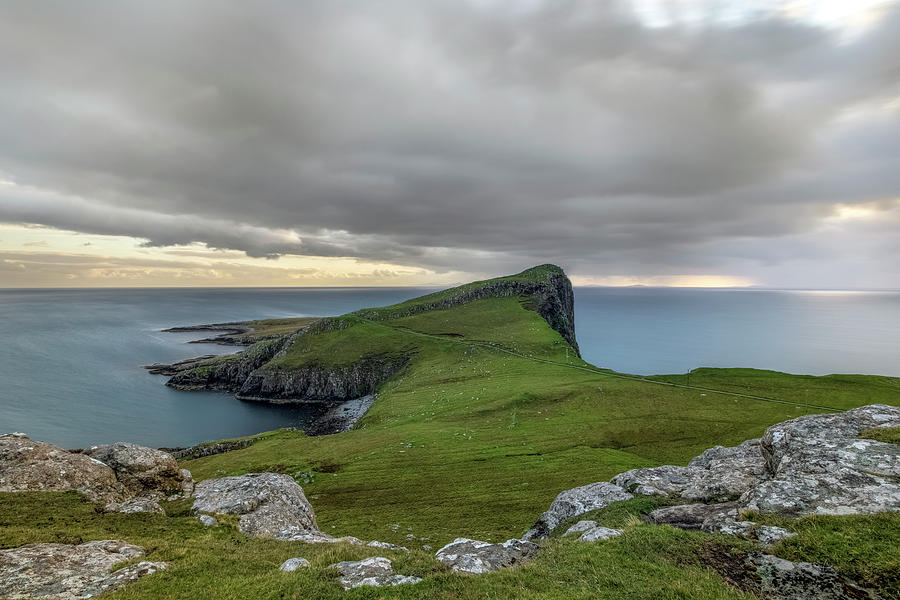 Lighthouse Photograph - Neist Point - Isle of Skye by Joana Kruse