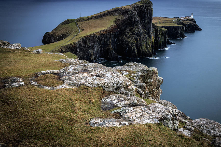 Neist point lighthouse - 2 Photograph by Chris Smith