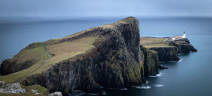 Neist point lighthouse Photograph by Chris Smith