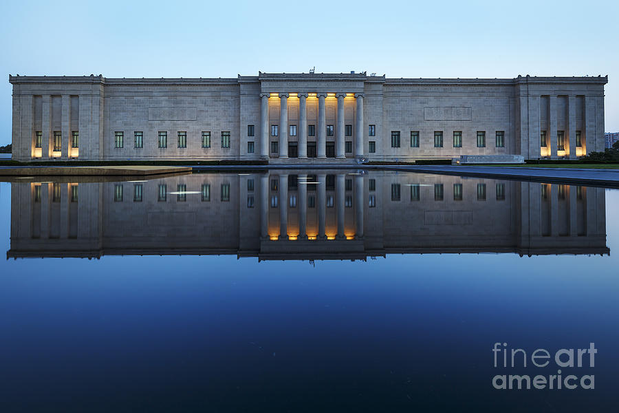 Nelson-Atkins Museum of Art at Dusk Photograph by Dennis Hedberg