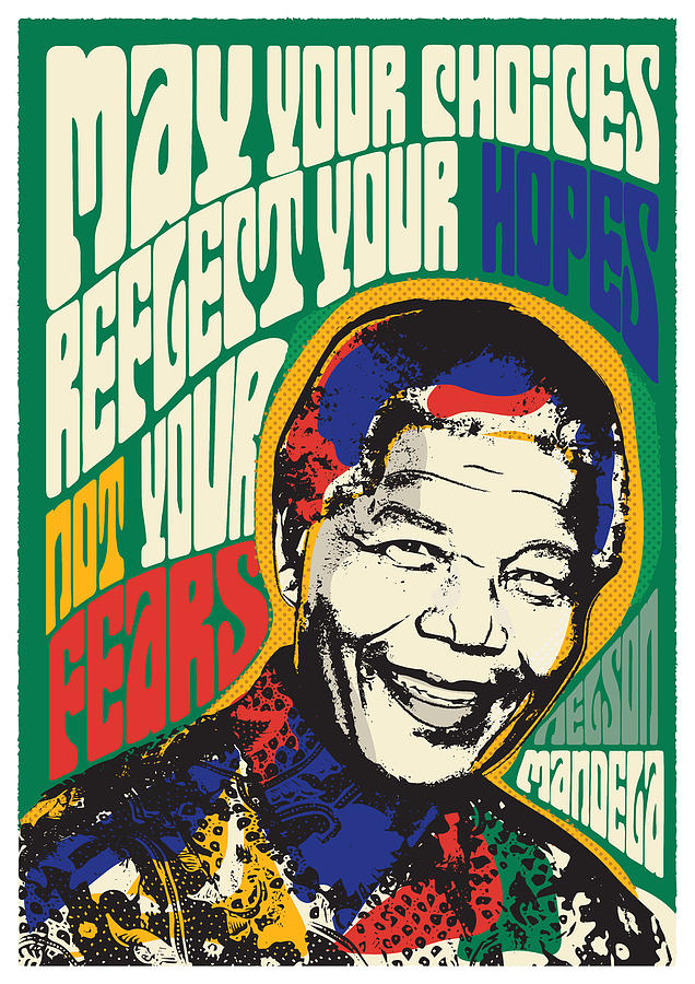 Nelson Mandela Digital Art - Nelson Mandela by BONB Creative