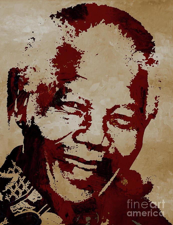 Nelson Mandela Painting by Gull G
