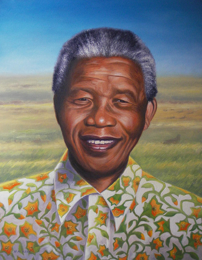 Nelson Mandela Painting by William McLean Kerr - Fine Art America